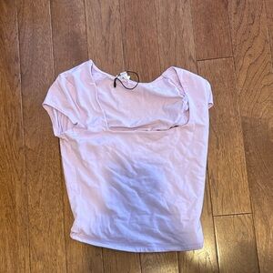Garage Light Pink Crop Top